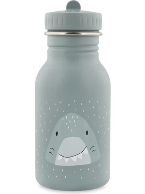 Trixie Mr.shark Gri Çelik Su Şişesi Suluk Matara 350 ml