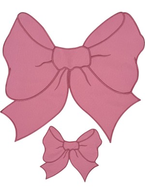 Matis Home Line Bow Pembe Keten Fiyonk Model 2'li Amerikan Servis Seti
