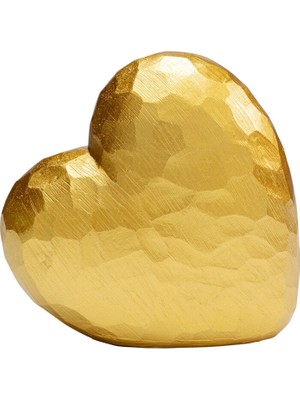 Kare Design Heart Gold Dekoratif Obje