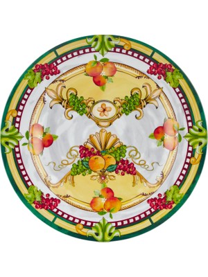 Chiara Alessi Carpe Diem Sarı Melamin Yemek Tabağı 28 cm