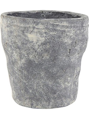 Via Gardenia Nature Gri Seramik S Saksı