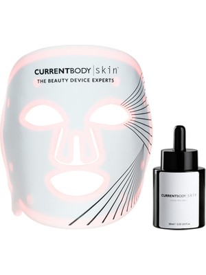 CurrentBody Skin Skin LED Aydınlatıcı Yüz Maskesi ve Cilt Bakım Seti