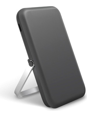 Uniq Hoveo Gri 5.000MAH Manyetik Standlı Powerbank