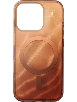 iDeal of Sweden Glitter Glow Iphone 16 Pro Max Magsafe Uyumlu Mocha Mousse Telefon Kılıfı