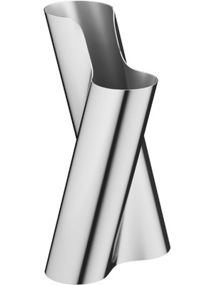 Georg Jensen Lituus L Silver Çelik Vazo
