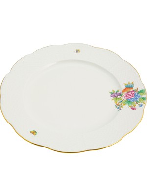 Herend Petite Victoria Desenli Porselen Yemek Tabağı 28.5 cm