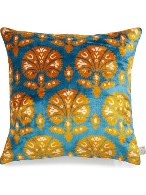 La Casa Antica Hardal Ipek Kadife 50X50 cm Dekoratif Yastık