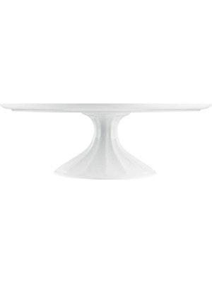 Fürstenberg Grecque White Porselen Ayaklı Yuvarlak Servis Tabağı 32,8 cm