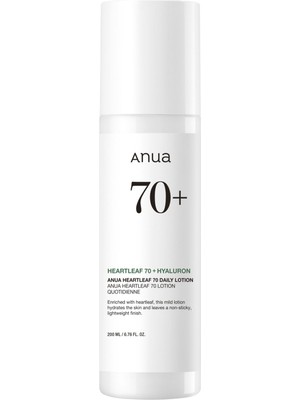 Anua Heartleaf 70 Daily Kuruluk Için Nemlendirici Yağ Dengeleyici Losyon 200 ml