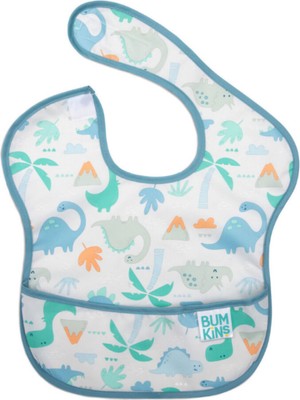 Bumkins Dinosaurs Superbib Kolsuz Unisex Bebek Mama Önlüğü