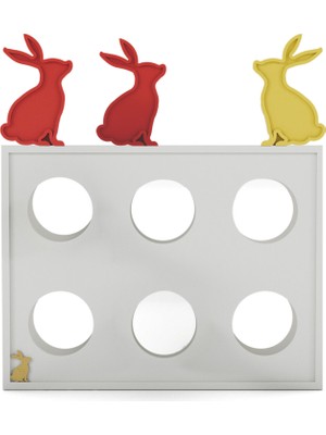 Wonderland Design Atelier Beyaz Ahşap Mini Şarap Ünitesi