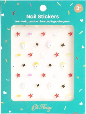 Oh Flossy Under The Sea Doğal Kız Çocuk Tırnak Sticker