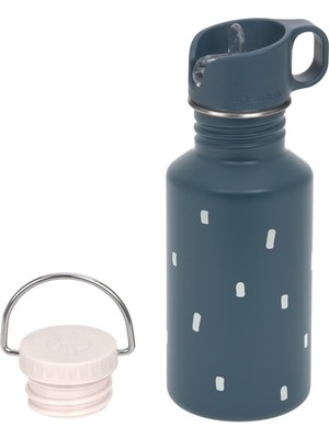 Lassig Happy Prints Midnight Blue Çelik Çocuk Suluk Matara 500 ml