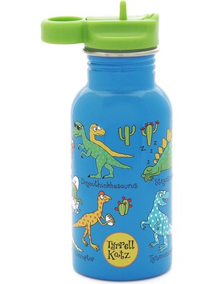Tyrrell Katz Dino Pipetli Paslanmaz Çelik Matara 400 ml