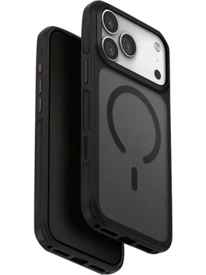 Uniq Veren iPhone 17 Pro Siyah Magsafe Uyumlu Telefon Kılıfı