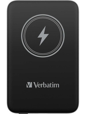 Verbatim 10000MAH With Usb-C 15W Siyah Magnetic Wireless Powerbank MCP-10BK