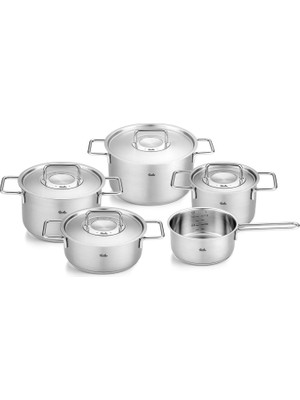 Fissler Pure Collection Metal Kapaklı 9 Parça Çelik Tencere Seti