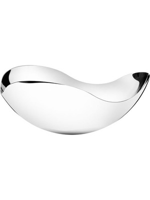 Georg Jensen Bloom Large Silver Çelik Dekoratif Kase