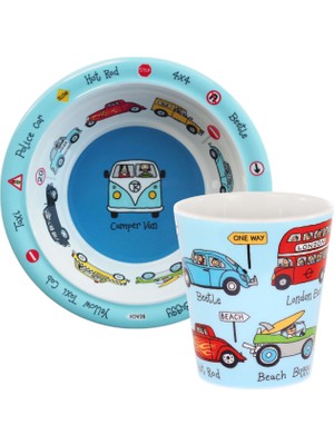 Tyrrell Katz Cars Melamin Çocuk Mama Kasesi ve Alıştırma Bardağı