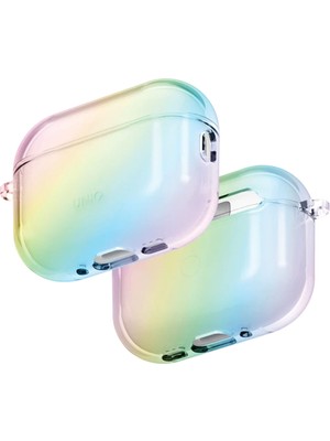 Uniq Iridescia Airpods Pro 3 3.nesil Holo Quartz Holographic Kulaklık Kılıfı