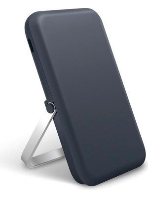 Uniq Hoveo 5.000MAH Magsafe Özellikli Standlı Lacivert Powerbank