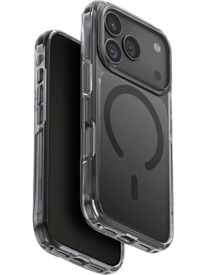Uniq Lifepro Xtreme iPhone 17 Pro Max Siyah Magsafe Uyumlu Telefon Kılıfı