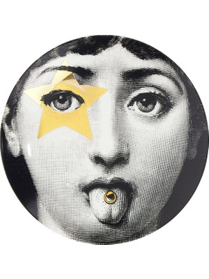 Fornasetti Tema E Variazioni No 381 Porselen Dekoratif Tabak