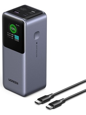 UGREEN Nexode 20.000 Mah 130W Hızlı Şarj Özellikli Ekranlı Powerbank