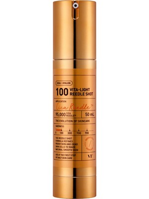 VT Cosmetics Vita-Light Reedle Shot 100 Leke Önleyici Parlatıcı C Vitaminli Mikro Bakım Ampulü Cilt Serumu 50 ml