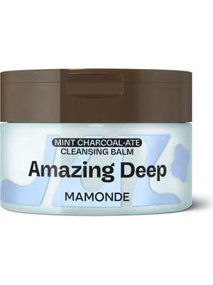 Mamonde Amazing Deep Mint Charcoal-Ate Cleansing Balm Siyah Nokta ve Gözenek Arındırıcı Nane Kil & Kömürlü Temizleyici Balm 90 ml