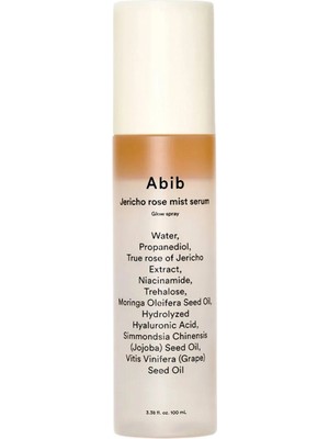 Abib Jericho Rose Mist Glow Nemlendirici Spray Cilt Serumu 100 ml