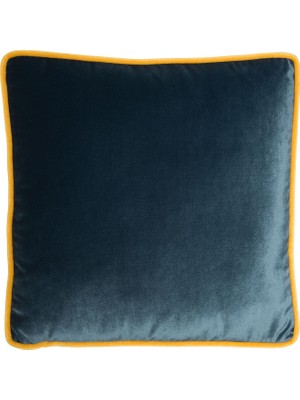 Alpaq Studio Saks Mavisi Kadife Kırlent 45 x 45 cm
