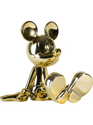 Leblon Delienne Sitting Mickey Par Marcel Wanders Gold Heykel