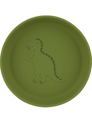 Trixie Mr. Dino Yeşil Silikon Çocuk Tabak
