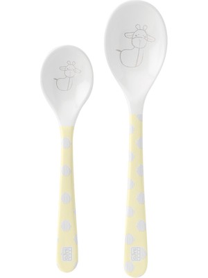 Saro Giraffe 2'li Melamin Mama Kaşığı