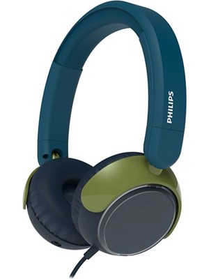 Philips 2000 Series Kristal Deniz Mavisi Unisex Çocuk Kulak Üstü Kablolu Kulaklık TAK2000CT/00