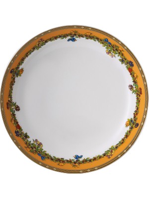Le Jardin De Versace Desenli Porselen Çukur Tabak 22 cm