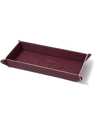 Madame Malachite Talisman Vide Poche Bordo Deri Tepsi