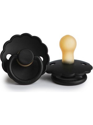 Frigg Daisy Jet Black 0-6 Ay Kauçuk Emzik