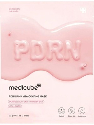 Medicube Pdrn Pink Vita Coating Nemlendirici Parlaklık Veren Yüz Maskesi 22 gr