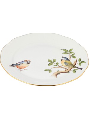 Herend Songbird Desenli Porselen Yemek Tabağı 28.8 cm