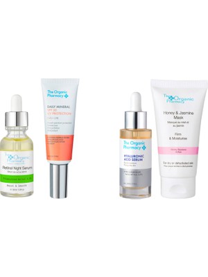 The Organic Pharmacy Bright Defence Kit & Hydra Glow Kit Nemlendirici Cilt Bakım Seti