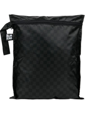 Bumkins Rich Black Unisex Bebek Islak Kirli Çantası