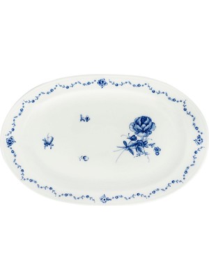 Fürstenberg Alt Lottine Porselen Oval Servis Tabağı 33,5 cm