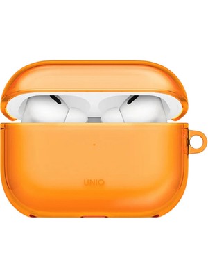 Uniq Glase Airpods Pro 3 (3.nesil) Turuncu Kulaklık Kılıfı