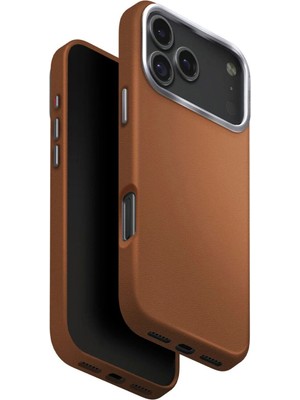 Uniq Lyden iPhone 17 Pro Max Karamel Deri Magsafe Uyumlu Telefon Kılıfı