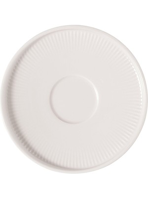 Villeroy & Boch Afina Beyaz Porselen Kahve ve Çay Fincan Tabağı 14 cm