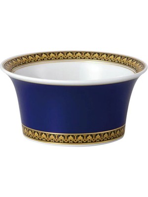 Versace Medusa Mavi Porselen Salata Kasesi 12 cm