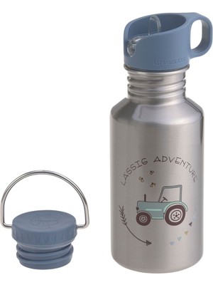 Lassig Adventure Tractor Çelik Çocuk Matara 500 ml
