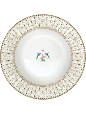 Easy Life Paradise Sauvage Desenli Porselen Yemek Tabağı 21 cm